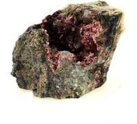 ERYTHRITE + QUARTZ - Pierre Naturelle en Provenance du Maroc, Bou Azzer Mine - Cristal de couleur rose vif, minéral rare 259.0 ct - Certificat d'Authenticité Inclus 42 x 35 x 30 mm