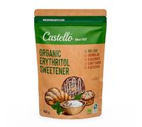 Érythritol Édulcorant Bio Écologique | 10g = 7g de Sucre | Substitut du sucre 100% Naturel - Keto et Paleo - 0 Index Glycémique - 0 Calories - 0 Glucides Nets - Sans OGM - Castello since 1907 - 850 g