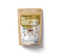 Erythritol Premium foodboost, substitut du sucre roux, caramélisation améliorée, pouvoir sucrant à 100% convient aux diabétiques et aux régimes hypocaloriques ou équilibrés - contre les caries