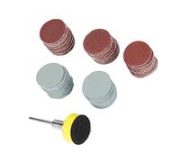 ERYUE 100 Pièces 25mm Mélange Ponceuse Disque Ponçage Abrasif Ensemble de Papier de Verre, Fonctionne Bien sur les Matériaux Métalliques et Non Métalliques de Diverses Surfaces