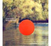 ERYUE 100 X Flotteurs de Pêche, Boule de flottabilité en Mousse EPS, Indicateur Frappe pour Flotteur Pêche, pour Les Amateurs, Rouge 4#6#, 100 Pièces (6#)