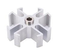 ERYUE 1in Kit D'espaceur de Ventilateur de Radiateur 1210 Remplacement pour GM Chevy BBC, Matériau en Aluminium de dureté Haute, Kit de Boulon Complet, Remplacement Direct pour les