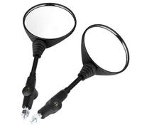 ERYUE 2 Pièces de Rétroviseurs Latéraux Arrondis de Remplacement pour KLX250 KL250, Rétroviseur Luxe et Anti-collision pour les Cyclistes, Miroir Ultra Clair, adapté aux Amateurs Moto