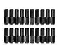 ERYUE 20 Pièces Vis de Câble de Vélo en Alliage D'aluminium Précis pour un Réglage Constant du Changement Vitesse pour Vélo Montagne, Route, à Petites Roues, Accessoire D'athlétisme (Noir)