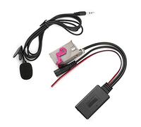 ERYUE 5.0 Aux Cable Adapter with Microphone Replacement for for A3 A8 TT RNS-E Headunit, Supports DSD Large-Capacity Transmission, Answer Calls, Listen to Music From Phone/Pad/MP3