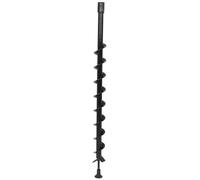 ERYUE 60x800 Mm à Lame Simple Moulue Tarière Foreuse Foret Bit de Forage de Jardin Digger de Trous pour Plantation, Pêche à la Glace D'irrigation avec Arbre en Acier Manganèse