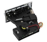 ERYUE Accepteur de Pièces de Machine Jeu Sélecteur Pièces Comparatif Précis avec Conception Anti-interférence, Boîte à Monnaie à Clapet, Plastique/Noir, pour Grandes et Petites Machines Jeu