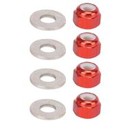 ERYUE Accessoire de Mise à Niveau D'écrou de Blocage Hexagonal Roue avec Une Belle Surface Anodisée pour Voiture 1/14 144001 RC, écrou Roue en Aluminium pour Un Verrouillage Facile Antidérapant,