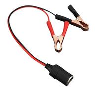 ERYUE Adaptateur de Douille Féminin Batterie de Voiture à, 12V-24V 10A, Câble 35 Cm, Compatible avec une Laveuse de Voiture, un Aspirateur, un Matériau ABS, Facile à Utiliser, Outil