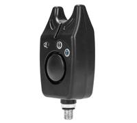 ERYUE Alarme de Morsure de Pêche Intelligente, Indicateur Lumineux LED Haute sensibilité pour Cannes, Idéal pour la Pêche en Océan et en Entrepôt, 10,5x5cm (Noire)