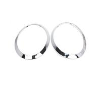 ERYUE Anneau de Garniture de Phare 2PCS, Remplacement du Mini F55 / F56 / F57 2014-2021, OEM 51137300631, 51137300632, 51712355791, 51712355798, Rendez Vos Apparences élégantes et (Argent)