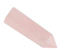 ERYUE Baguette de Cristal de Quartz Rose Fluorite Hexagonale Naturelle pour la Décoration et la Croissance Spirituelle, 100% Neuve, Maison ou Cadeau pour les Amis et Famille (Quartz rose 6-7cm)