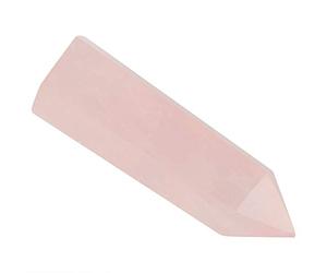 ERYUE Baguette de Cristal de Quartz Rose Fluorite Hexagonale Naturelle pour la Décoration et la Croissance Spirituelle, 100% Neuve, Maison ou Cadeau pour les Amis et Famille (Quartz rose 6-7cm)