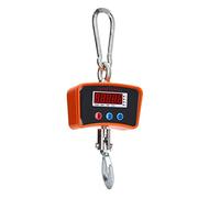 ERYUE Balance à Grue Numérique Robuste 500 Kg 1100 Lb avec écran LCD, Multifonction, Crochet Haute Résistance, Batterie Rechargeable pour Balance Suspendue Industrielle (Prise UE 100-240 V)