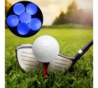 ERYUE Balle de Lumineuse LED, 6 Pièces, pour Entraînement Nocturne et Attrayant, pour Une Utilisation Quotidienne, Bleu, Rouge, Orange (Bleu)