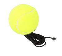 ERYUE Balle de Tennis avec Ficelle, Balle D'entraînement Durable pour la Pratique pour Débutants et Intermédiaires, Adaptée aux Terrains de Tennis et Basket-Ball, Caoutchouc + Tissu + élastique,