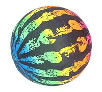 ERYUE Ballon de Jeu de Piscine Gonflable Pastèque pour Fête sur la Plage, Plaisir d'été avec Injecteur d'eau, Ballon Plage en PVC pour Enfants et Adultes (Pastèque colorée)