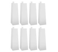 ERYUE Bande de Finition D'angle de Bardage en Aluminium 8 Pouces Ensemble | Conception durable, installation facile, comprend des vis, idéal pour les projets de revêtement extérieur