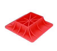 ERYUE Base Hors Route Stable en Nylon Rouge Robuste avec Plaque de Levage, Base de Cric Facile à Utiliser, Bonne stabilité pour Le Sauvetage Tout-Terrain et L'entretien