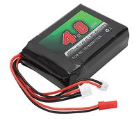 ERYUE Batterie D'émetteur RC 4000 MAh 8C pour DX9 DX8 DX7 DX6E, Batterie au Lithium LIPO Durable pour Une Conversion D'énergie Maximale et Une Durée de Lecture Prolongée