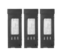 ERYUE Batterie Quadrirotor RC 1800 MAh 3 Pièces pour E58 E68 JY109 998PRO, Compatible avec UAV, Conception Compacte et Légère, Coque en Plastique ABS, Autonomie de 8 Minutes sur Une