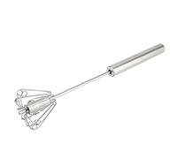 ERYUE Batteur à œufs pour un Mélange Efficace du Jaune D'œuf et du Blanc D'œuf, Poignée Confortable pour les Cuisiniers à Domicile, 100% en Acier Inoxydable neuf.