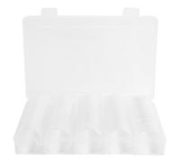 ERYUE Boîte de Rangement pour Pièces de Monnaie, 100 Pièces, Capsules Rondes Transparentes, Conteneurs Protecteurs pour Fournitures Collection Monnaie