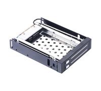 ERYUE Boîtier de Disque Dur à Double Baie 2,5 Pouces pour échange à Chaud, Insertion/éjection Facile, pour Ordinateurs et Accessoires - Alliage D'aluminium