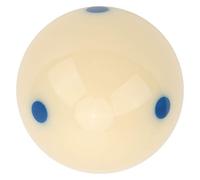ERYUE Boule D'entraînement de Billard, Boule de Queue DotSpot Résistante à l'usure 57.2mm pour L'entraînement des Joueurs, Matériau en Résine pour des Compétences Améliorées (Point Bleu)
