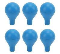 ERYUE Boules D'aspiration de Laboratoire en Caoutchouc Bleues pour Tubes Gradués Compte-Gouttes Pipettes, Non Toxiques 10 Pièces pour Une Utilisation en Laboratoire