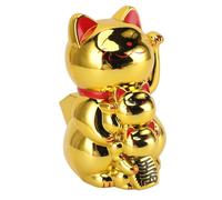 ERYUE Bras Ondulant Solaire Chat de Fortune prospérité Richesse Agitant Chat pour Bureau Bureau Maison Restaurant Cadeau