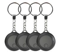 ERYUE BT Tracker Item Finder avec Message Push et Alarme Sonore pour Clés, Portefeuille, Bagages, Sacs pour Animaux Domestiques, BT5.2, Lot de 4 Trackers Système, Recherche de Téléphone dans Le