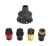 ERYUE buse, Nettoyeur à Vapeur Ensemble de brosses Rondes 5 Pcs Nettoyeurs à Vapeur Buses de Nettoyage Accessoires Accessoires Kit de Remplacement pour Karcher SC1 SC2 SC3 SC4 SC5 SC7 CTK10