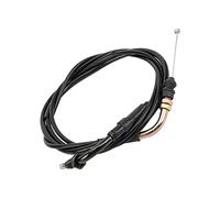 ERYUE Câble D'accélérateur Ligne Robuste pour Scooter 150cc-cordon D'accélérateur Flexible pour Go Kart, 80 Pouces, PVC Noir + Acier