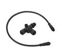 ERYUE Câble Dorsal étanche NMEA 2000, Connecteur en T à 5 Broches pour Réseaux Garmin, Matériau ABS Durable pour Bateau Marin