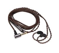 ERYUE Câble pour écouteurs 2 Broches 0,78 Mm avec Micro, Fil de Cuivre sans Oxygène, Longueur 3,9 Pieds - Câble de Remplacement pour KZ AS10 ZST ZS10 ES4 TFZ King Pro, Les Amateurs Musique