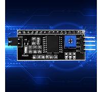 ERYUE Carte Adaptateur LCD1602 Module Convertisseur I2C 5 V pour, Réglage Pratique du Contraste du Rétroéclairage pour Les Amateurs D'électronique de Bricolage