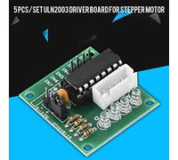 ERYUE Carte de Pilote de Moteur Plug and Play ULN2003, Module Pilote pour Moteur Pas à Pas à 4 Phrases, 5 Pièces/ensemble pour Amateurs D'électronique