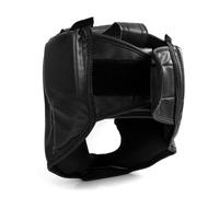 ERYUE Casque de Kickboxing avec Rembourrage en Mousse épaisse pour Entraînement MMA - Casque de Kickboxing Noir/Bleu/Rouge pour Adultes/Enfants - Couvre-Chef Boxe en Cuir PU Arts Martiaux, Fermeture