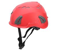 ERYUE Casque d'escalade D8, Protège-Tête de sécurité Extérieur Réglable pour L'alpinisme, Tour de Tête 56-62 Cm, Matériau PP + EPP (Rouge)