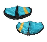 ERYUE Cerf-Volant Gonflable pour Planche de Surf, pour Sports Nautiques en Plein Air, Portable, Léger, Imperméable et Résistant à la Poussière, Tissu Oxford Bleu + Noir + Jaune Un Transport Facile,