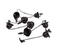 ERYUE Chaîne de Pluie Décorative en Fer pour Gouttières, Chaînes de Récupération d'eau Pluie Jardin, Descente D'extérieur Vintage, pour Les Amateurs Jardin, d'oiseaux sur Tasse 7,9 Pieds