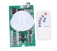 ERYUE Circuit imprimé Solaire télécommandé, Module de Contrôleur de Lampe Durable et Haute Performance pour Jardin Extérieur, Fibre Verre + ABS