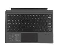 ERYUE Clavier sans Fil avec pavé Tactile Ergonomique pour Microsoft Pro 7 Plus Pro 6 5 4 3, Clavier Portable Noir