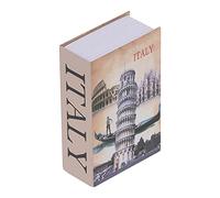 ERYUE Coffre-fort en Forme de Dictionnaire, Caisse à Monnaie pour économiser des Pièces Monnaie, Réservoir Intérieur en Acier Inoxydable, Tirelire pour Usage Domestique et Bureau