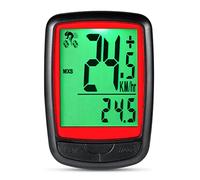 ERYUE Compteur de Vitesse de Vélo, Ordinateur Vélo avec Rétro-éclairage LED, Ordinateur pour L'équitation, Kilométrage, Vitesse, Température