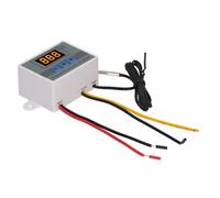 ERYUE Contrôleur de Température électronique Module de Thermostat D'affichage à LED Haute qualité pour Réfrigérateur -50 ~ 110 ℃ pour Aquarium D'incubation Germination Semis (Blanc #-5)