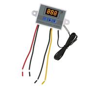 ERYUE Contrôleur de Température électronique Module de Thermostat D'affichage à LED Haute qualité pour Réfrigérateur -50 ~ 110 ℃ pour Aquarium D'incubation Germination Semis (Blanc #-3)