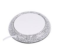 ERYUE Coussin Chauffant pour Tasse à Grains de Bois, Tapis pour Boissons Portable de Taille Compacte, 80 ℃ Garder L'infusion au Chaud, Tapis Chauffe-tasse alimenté par USB le Bureau à Domicile