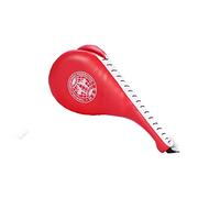 ERYUE Coussin D'entraînement à Double Coup de Pied avec Dragonne, Coussinet de Cible pour la Pratique du Taekwondo au Bâton